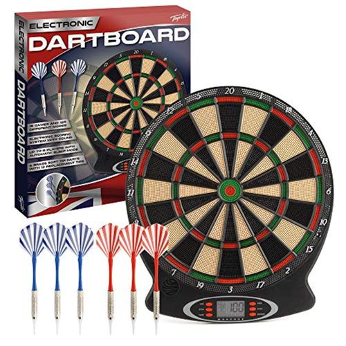 Jeu De Fléchettes Électronique Avec Affichage Led Score Numérique Et Pointe En Plastique Fléchettes