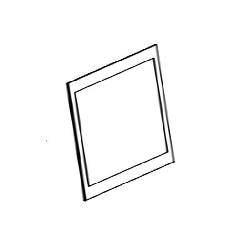 Vitre intermédiaire d'origine Four cuisinière (290480003 BEKO GRUNDIG)