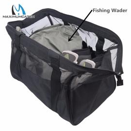 Sac de canne à pêche à la mouche avec matériel de pêche Housse de boîte de  rangement multifonctionnel en nylon Sac de taille de pêche Sac de jambe  (noir, camouflage)