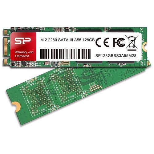 Disque dur interne SSD Silicon Power Ace A55 M.2 2280 (3D NAND Flash) 128 Go SATA III 6 Gbit/s