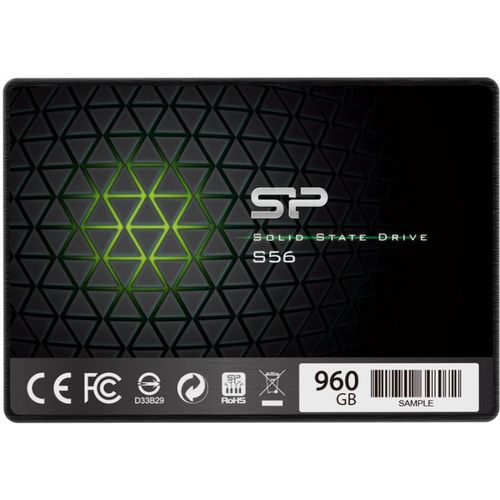 SILICON POWER Slim S56 - SSD - 120 Go - interne - 2.5" - SATA 6Gb/s