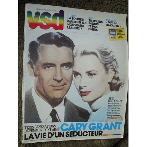 Vsd N° 483 Du 4 Octobre 1986 Cary Grant
