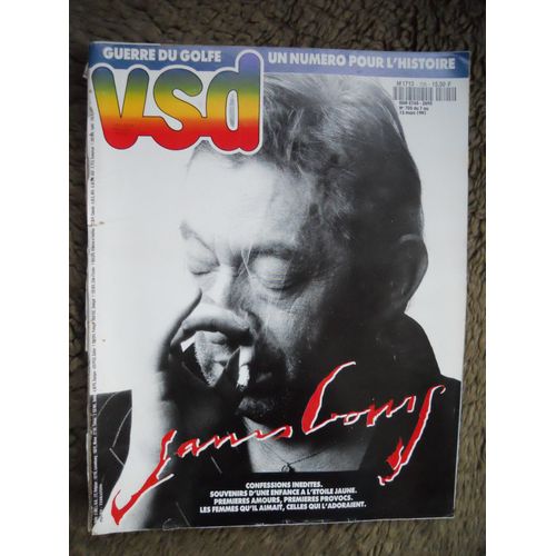 Vsd N° 705 Du 7 Mars 1991  Gainsbourg