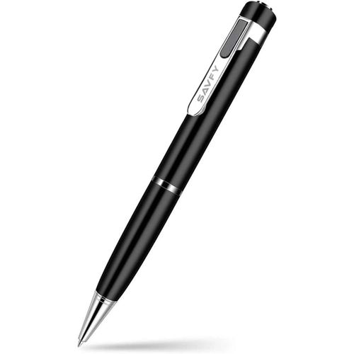 Enregistreur Vocal Numerique Dictaphone - SAVFY Stylo 16 Go 3 en 1 Lecteur MP3 - Noir