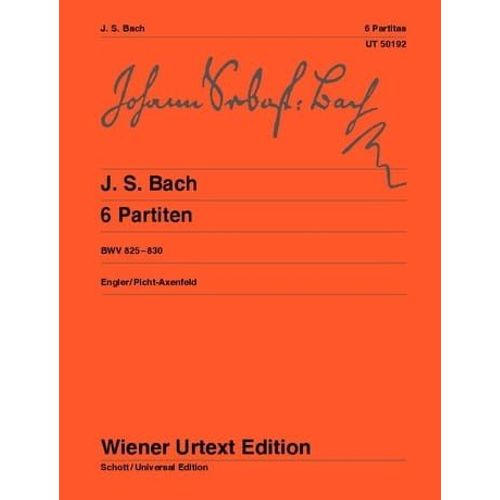 Bach : 6 Partiten = Partitas Pour Clavier, Bwv 825-830