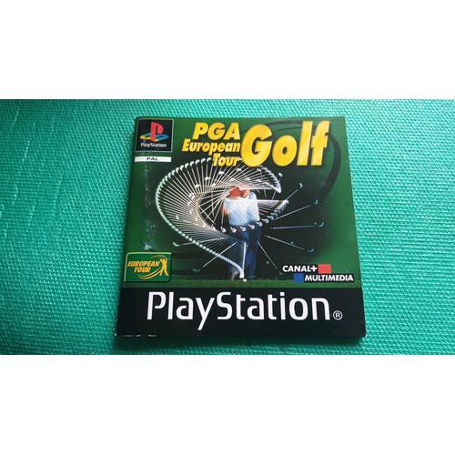 Pga European Tour Golf Notice Manuel Ps1 Playstation 1