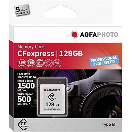 AgfaPhoto CFexpress 128GB Professional High Speed Brand Agfaphoto