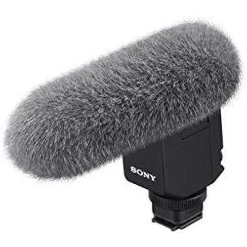 Microphone canon Sony ECM-B1M (via des accessoires multi-interfaces, avec interface audio numérique intégrée, noir