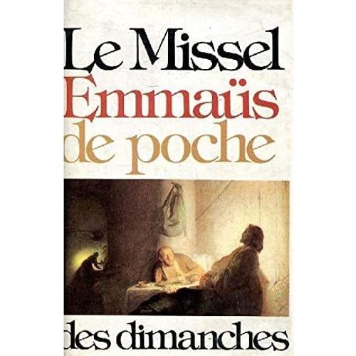 Le Missel Emmaüs Des Dimanches