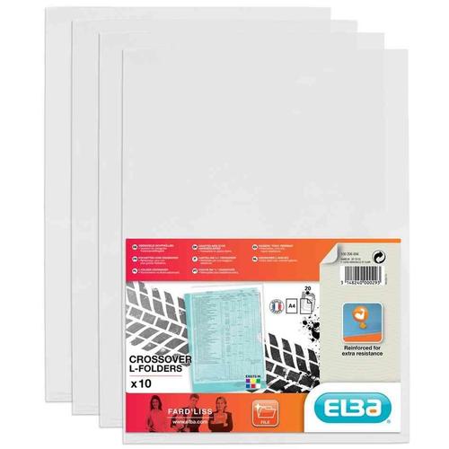 Elba Sachet De 10 Pochettes-Coin Fard'liss Incolore En Pvc 20/100e