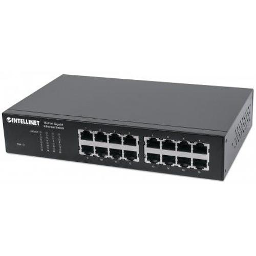 Intellinet Switch 16X GE Desktop/RACK