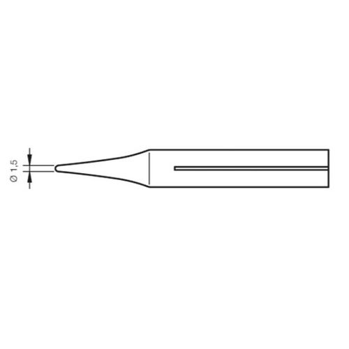 Fer à souder R10D 1,5mm pour fer à souder à l'étain 30ST/40ST/SL2020/IN2100 JBC