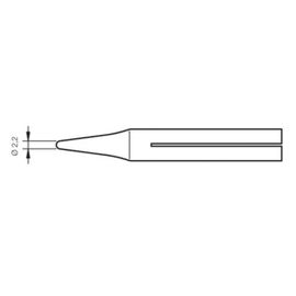 Embout à souder B15D 2.2mm pour JBC Série 30ST/40ST/SL2020/