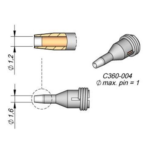 Astuce Jbc Microsoudure 1,2mm C360-004