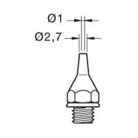 Pointe à dessouder 20DE 2,7mm pour DST JBC 0320500