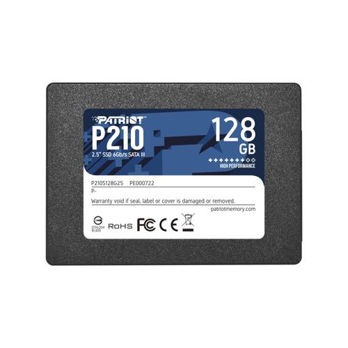 Patriot P210 SSD 128 Go SATA III Disque Solide Interne 2,5' - P210S128G25
