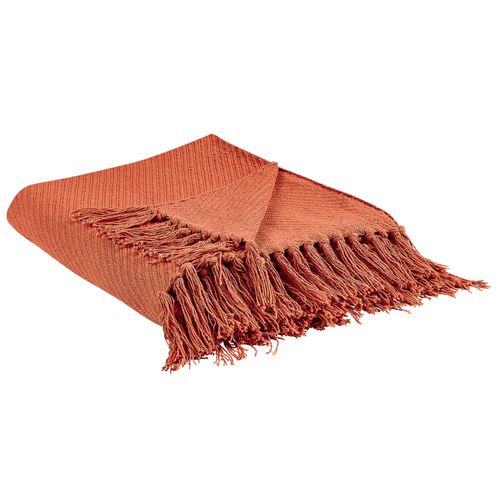 Couverture Yarsa Coton 125 X 150 Cm Rouge