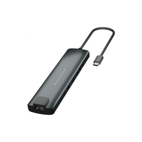 Conceptronic donn06 usb-c 9in1 adaptateur usb-c hdmi usb-c pd usb 3.0 sd microsd rj45