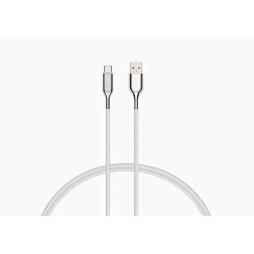 Câble De Synchronisation Et De Charge Usb-C Blindé Cygnett 2m 3a 60w Blanc