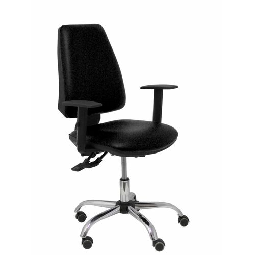 Fauteuil En Simili-Cuir Noir Elche S 24 Heures