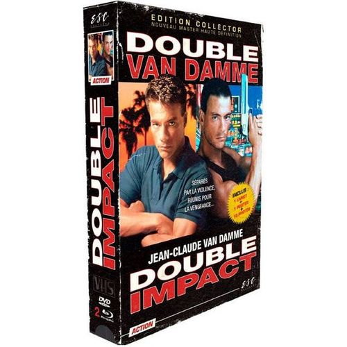 Double Impact - Édition Collector Limitée Esc Vhs-Box - Blu-Ray + Dvd + Goodies