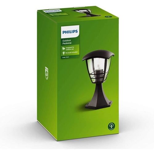 Creek-Borne D'extérieur Métal H30cm Noir Philips