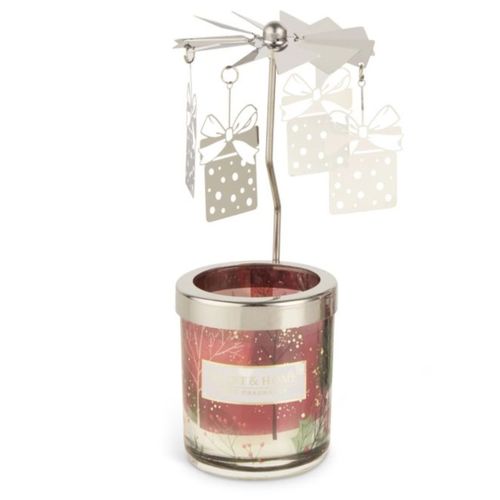 Ensemble cadeau petite bougie et carrousel animé heart and home