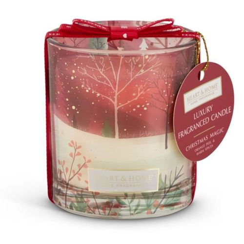 Bougie décor Magie de Noël - Heart and Home