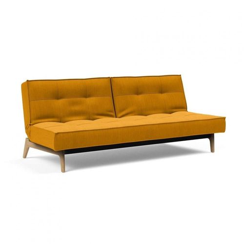 Innovation Living Canapé Convertible Splitback Eik 115*200 Cm Tissu Elegance Burned Curry
