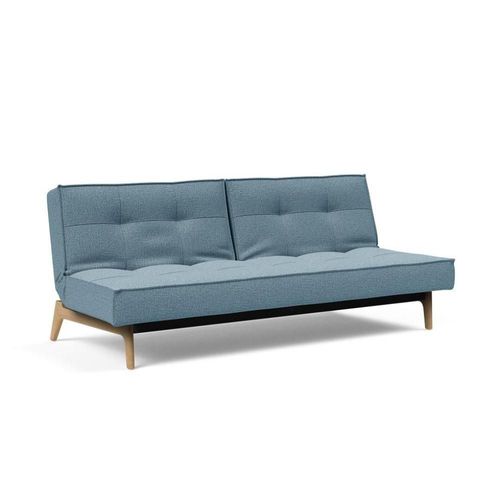 Innovation Living Canapé Convertible Splitback Eik 115*200 Cm Tissu Mixed Dance Light Blue