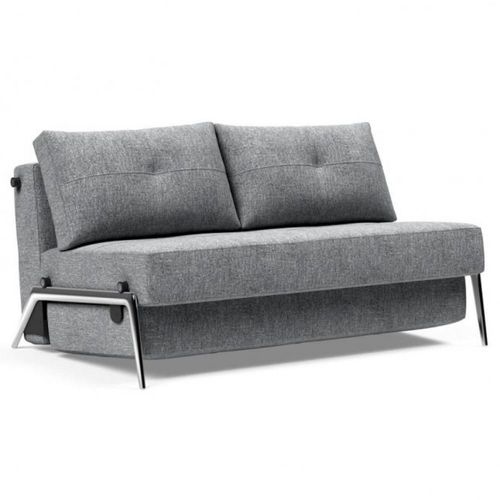 Innovation Living Canapé Design Cubed 02 Alu Convertible 200*140 Cm Tissu Twist Granite