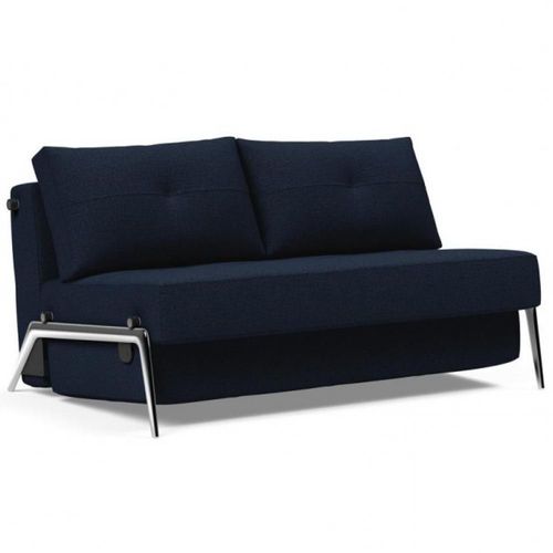 Innovation Living Canapé Design Cubed 02 Alu Convertible 200*140 Cm Tissu Mixed Dance Blue