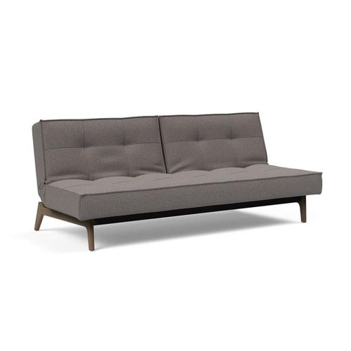 Innovation Living Canapé Convertible Splitback Eik 115*200 Cm Chêne Fumé Tissu Mixed Dance Grey