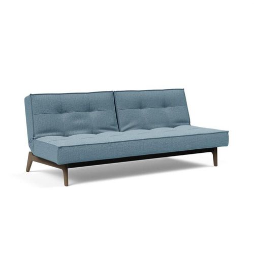 Innovation Living Canapé Convertible Splitback Eik 115*200 Cm Chêne Fumé Tissu Mixed Dance Light Blue