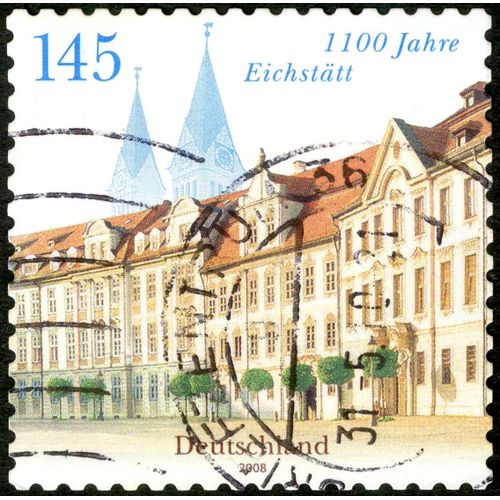 Timbre Oblitéré Deutschland, 1100 Jahre Eichstätt, 2008, 145