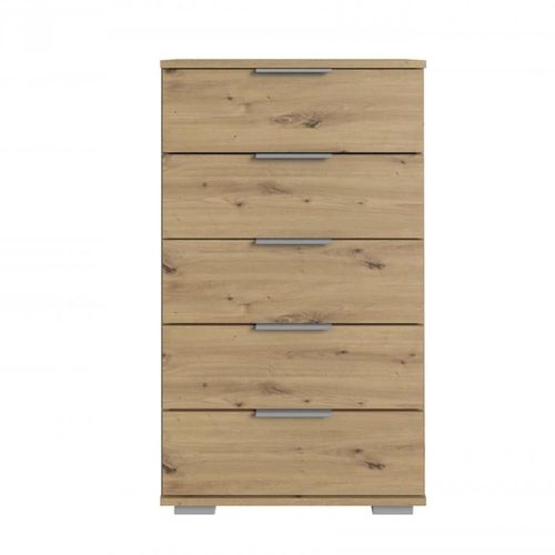 Commode Ensse 5 Tiroirs Chêne Artisan