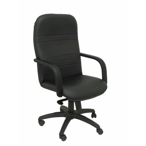 Fauteuil En Simili-Cuir Noir Letur
