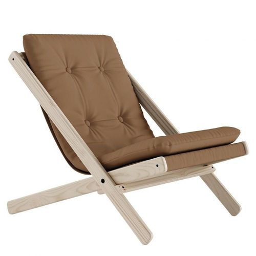 Fauteuil Futon Boogie Hêtre Massif Coloris Mocca