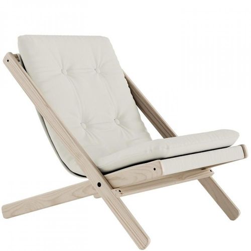 Fauteuil Futon Boogie Hêtre Massif Naturel Coloris Naturel