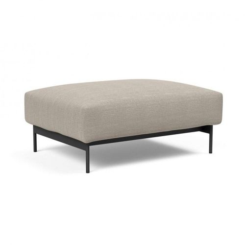 Innovation Living Pouf Design Malloy Pieds Metal Tissu Kenya Gravel 75*100 Cm