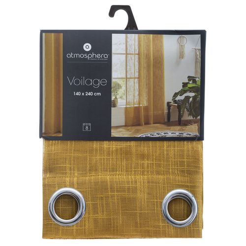 Voilage Alton - 140 X 240 Cm - Ocre