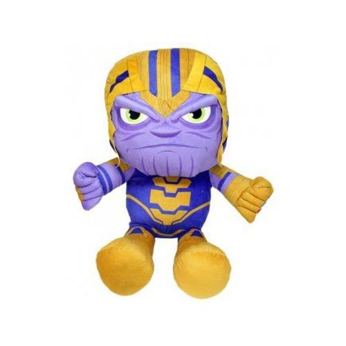 Peluche Geante Thanos 95 Cm - Super H?Ros Avengers - Grand Doudou - Set Dc Xxl + 1 Carte - Enfant