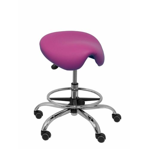 Tabouret Alatoz En Faux Cuir Violet
