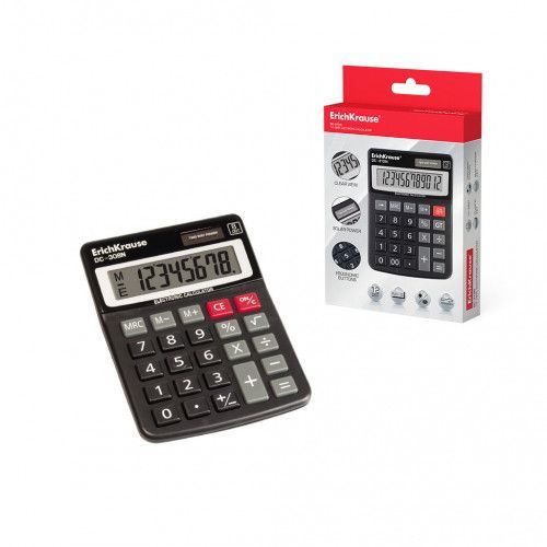 Calculatrice électronique de bureau à 8 chiffres dc-308n erich krause 50308