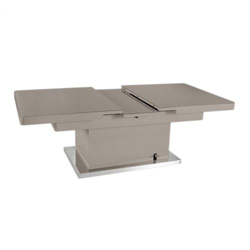 Table Basse Relevable Extensible Jet Set Taupe