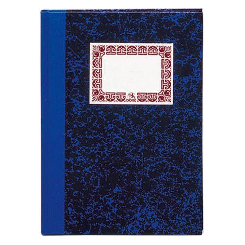 Cahier De Comptabilité Ligné Horizontal Bleu, Folio Naturel, 100 Feuilles Dohe