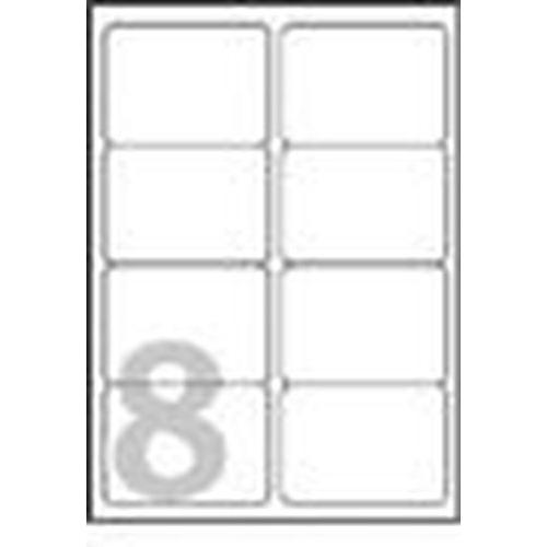 Paquet 25 Feuilles D'étiquettes Transparentes Quickpeel-Imprimantes À Jet D'encre-99,1x67,7 Mm Oiseau