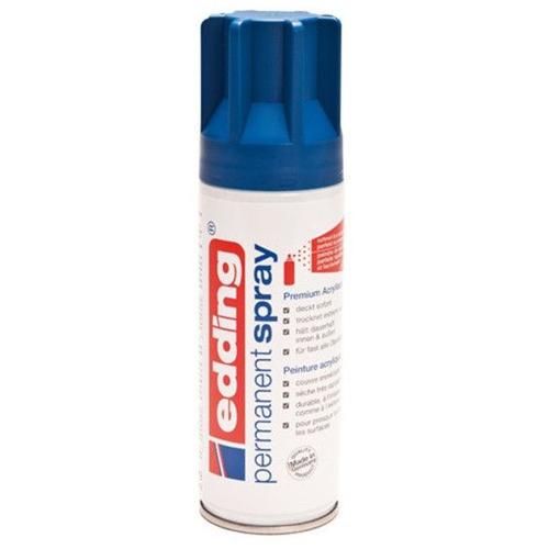 Edding Peinture Acrylique Permanente En Aérosol Bleu Aérosol 200 Ml