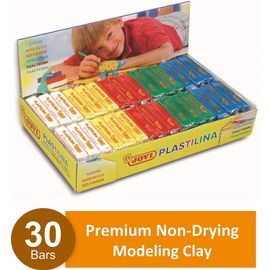 Boîte De 15 Pains De 350 Grammes De Pâte à Modeler Plastilina Couleurs Assorties 3