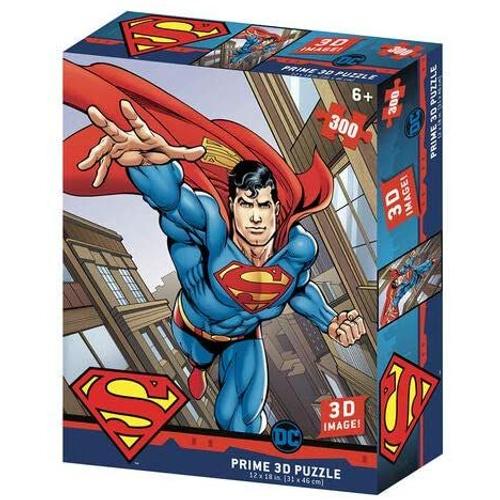Puzzle Lenticulaire 3d Dc Comics Superman 300 Pièces